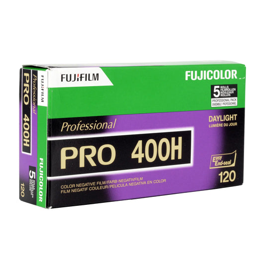 Fujifilm Fujicolor PRO 400H Professional Color Negative Film (120)