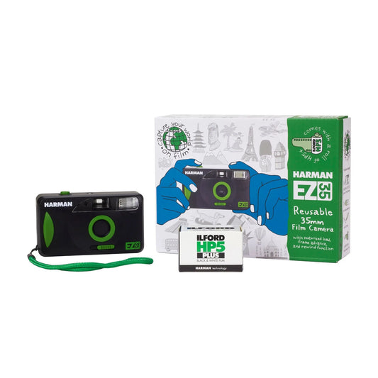 Ilford Harman EZ35 Auto Camera With Ilford HP5 B&W Film